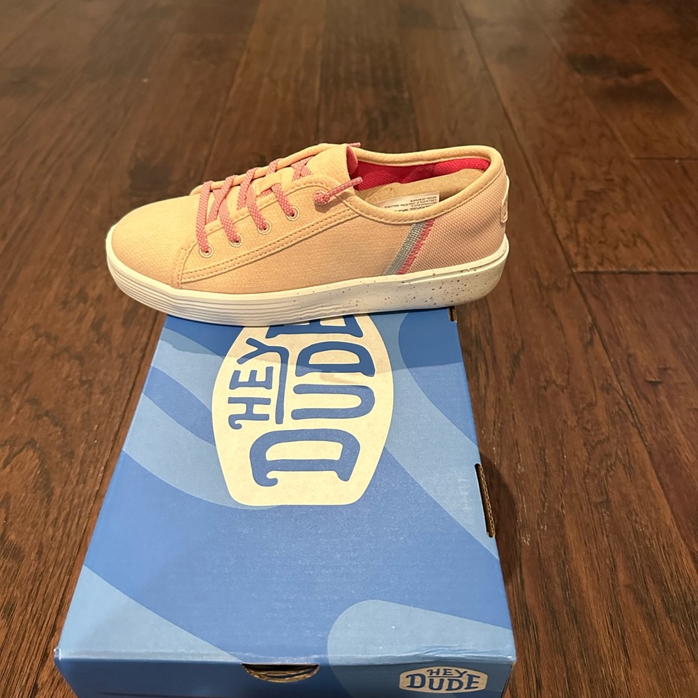 Pink Hey Dude Cody youth heathered mesh